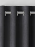 Graphite Grey Jangga made to measure curtains - British product
