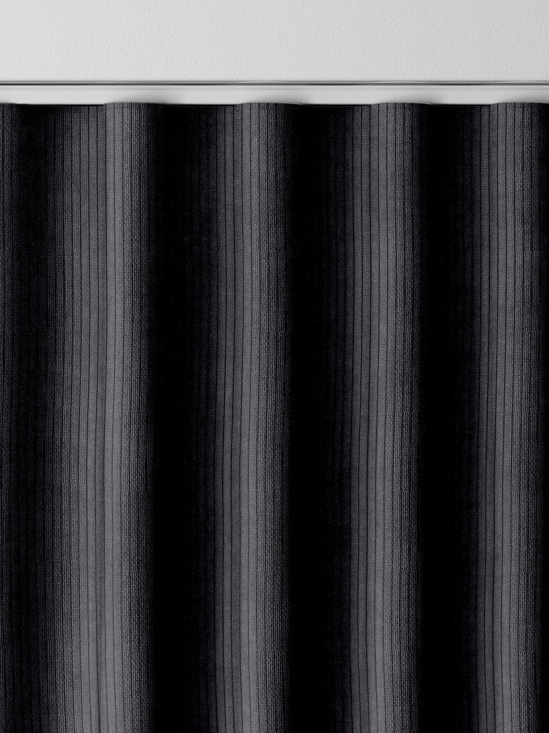 Graphite Grey Jangga made to measure curtains - British product