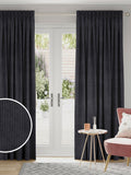 Graphite Grey Jangga made to measure curtains - British product