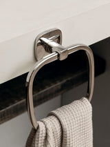 Next Robert Welch Silver Burford Towel Ring- Buy online at McGrocer