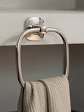 Robert Welch Burford towel ring in mirror polished stainless steel (British brand)