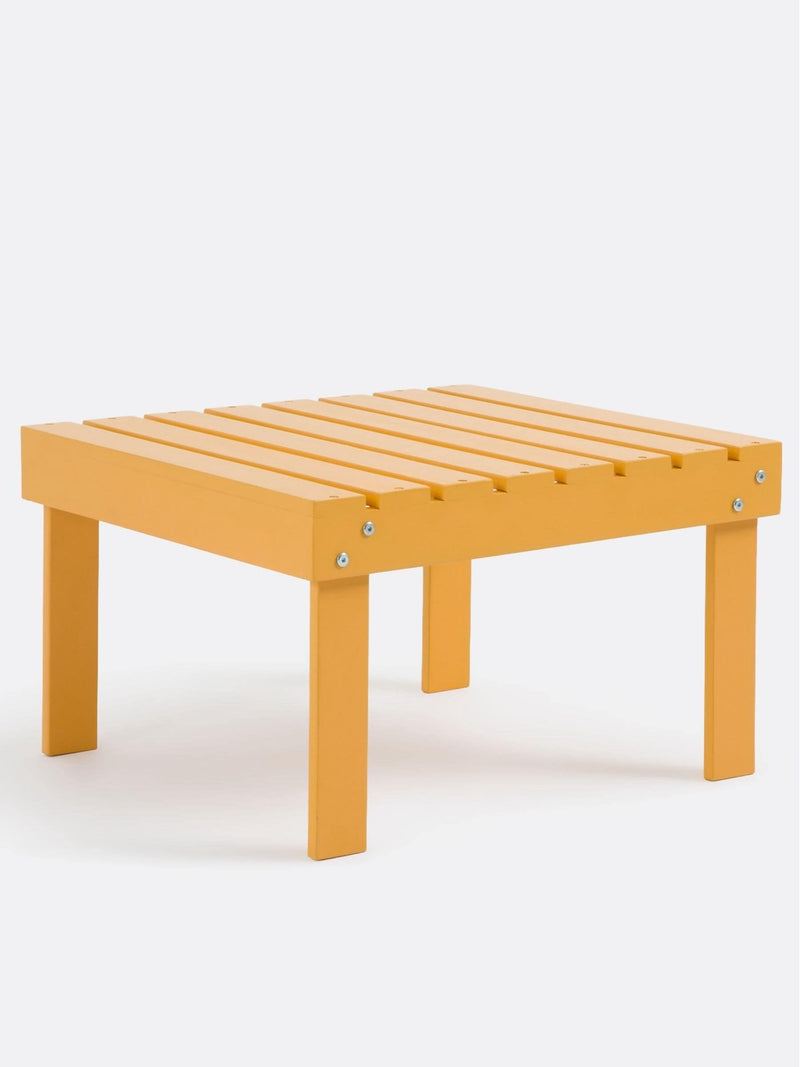 La Redoute Intérieurs Zeda acacia footrest table Honey Yellow, imported from the UK