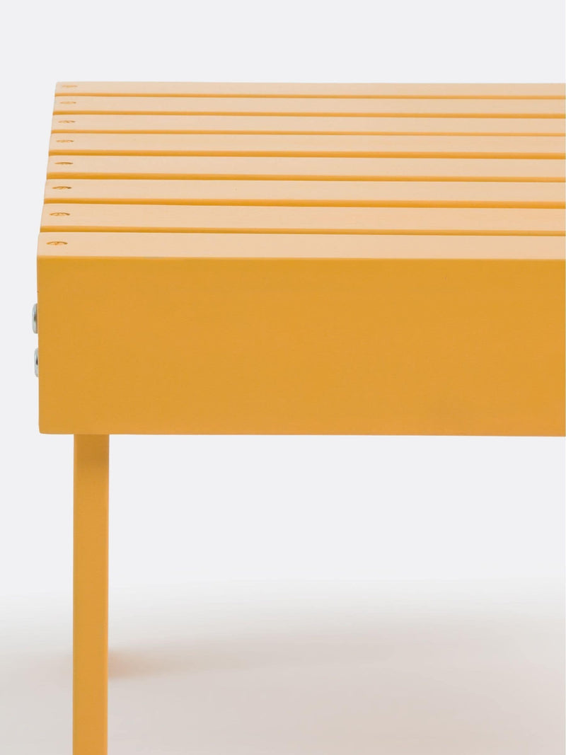 La Redoute Intérieurs Zeda acacia footrest table Honey Yellow, imported from the UK