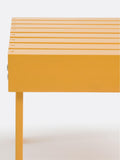 La Redoute Intérieurs Zeda acacia footrest table Honey Yellow, imported from the UK