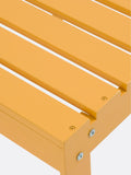 La Redoute Intérieurs Zeda acacia footrest table Honey Yellow, imported from the UK