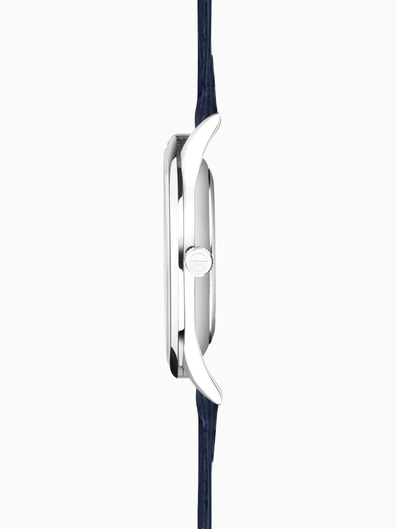Accurist Blue Classic Leather Strap Analogue Watch - British product