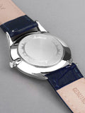 Accurist Blue Classic Leather Strap Analogue Watch - British product