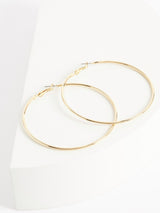 Next Gold Tone Oversized Hoop Earrings- Buy online at McGrocer
