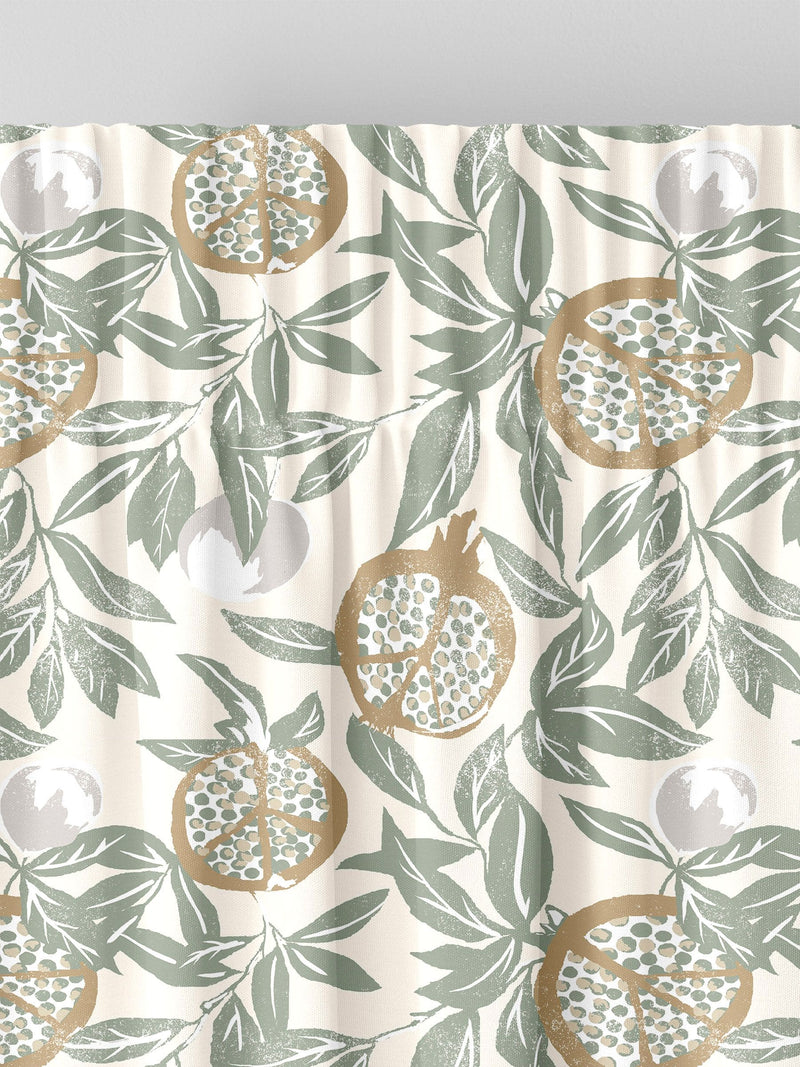 Green Halo Halo Sage made to measure curtains (British brand)