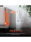 Warmlite white 1500W oil filled radiator, imported from the UK
