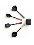 Brabantia kitchen utensil set with stand - British product