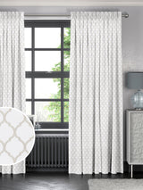 Next Haines Platinum Grey Made To Measure Curtains- Buy online at McGrocer