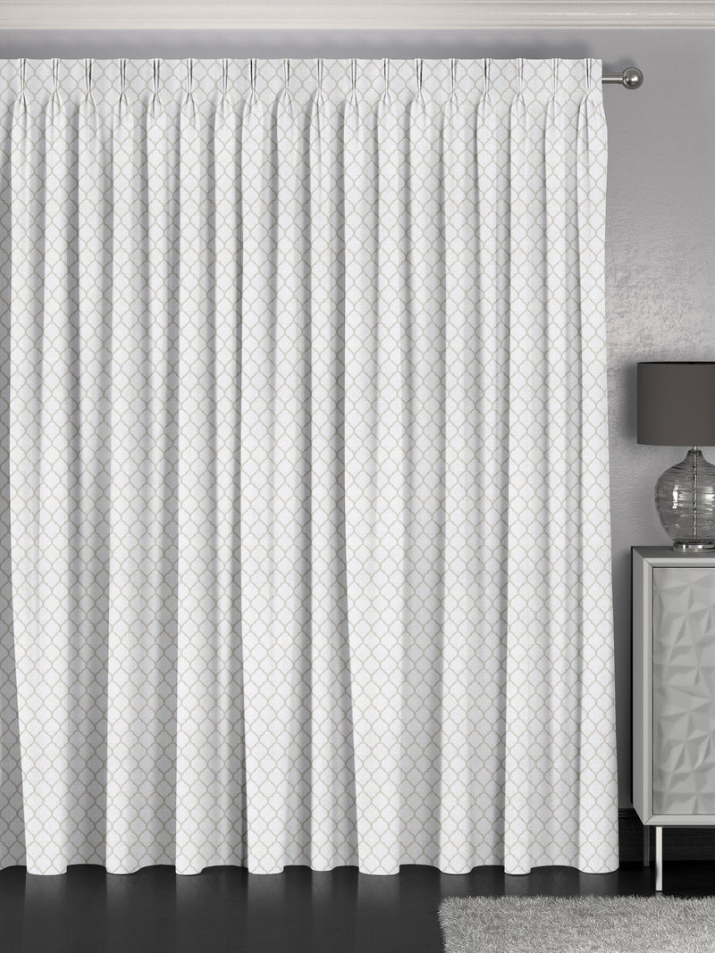 Haines grey made to measure curtains, imported from the UK