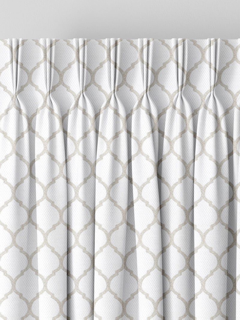 Haines grey made to measure curtains, imported from the UK