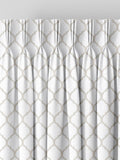 Haines grey made to measure curtains, imported from the UK