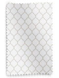 Haines grey made to measure curtains, imported from the UK