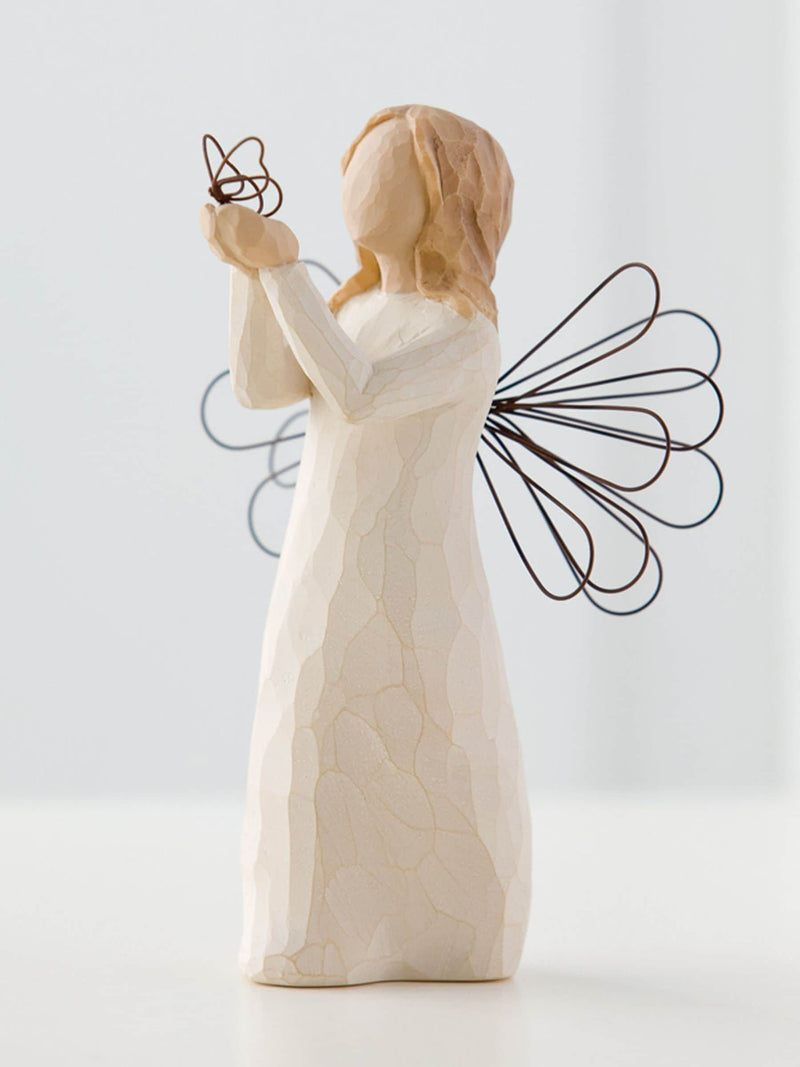 Willow Tree Cream Angel of Freedom Figurine
