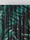Graham & Brown Midnight Black Yasuni curtains, imported from the UK