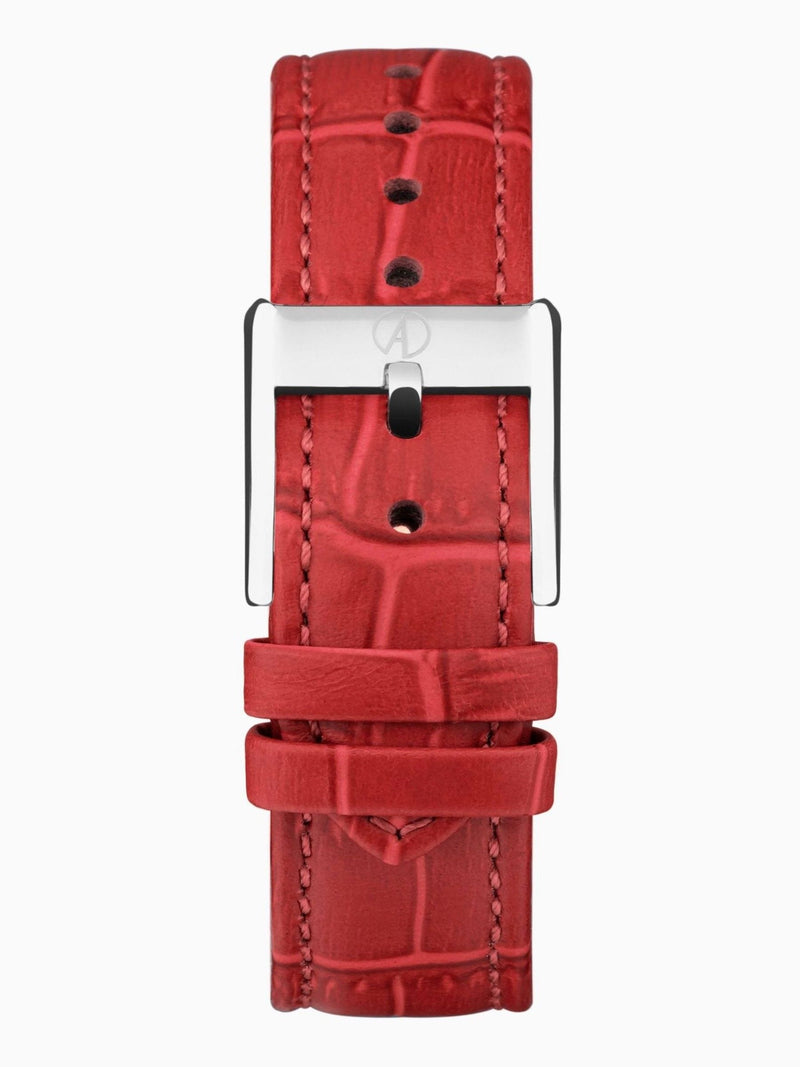 Accurist red rectangular analogue watch - British product