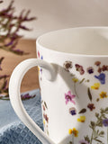 Fine Bone China Mug Wild Flower Design, imported from the UK