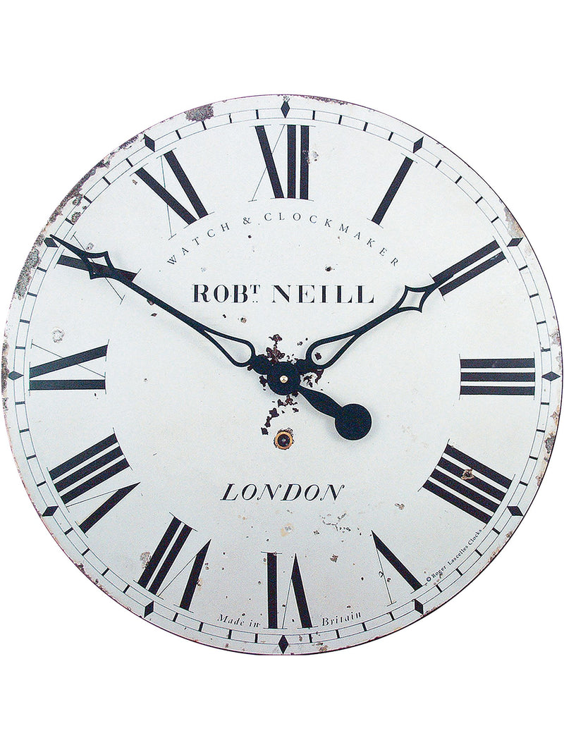 Brookpace Lascelles Cream open faced wall clock Large - British product