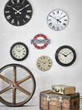 Brookpace Lascelles Cream open faced wall clock Large - British product