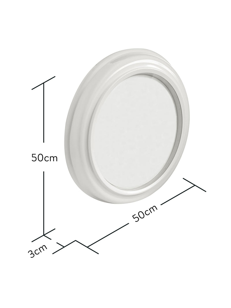 Brookpace Lascelles Cream open faced wall clock Large - British product