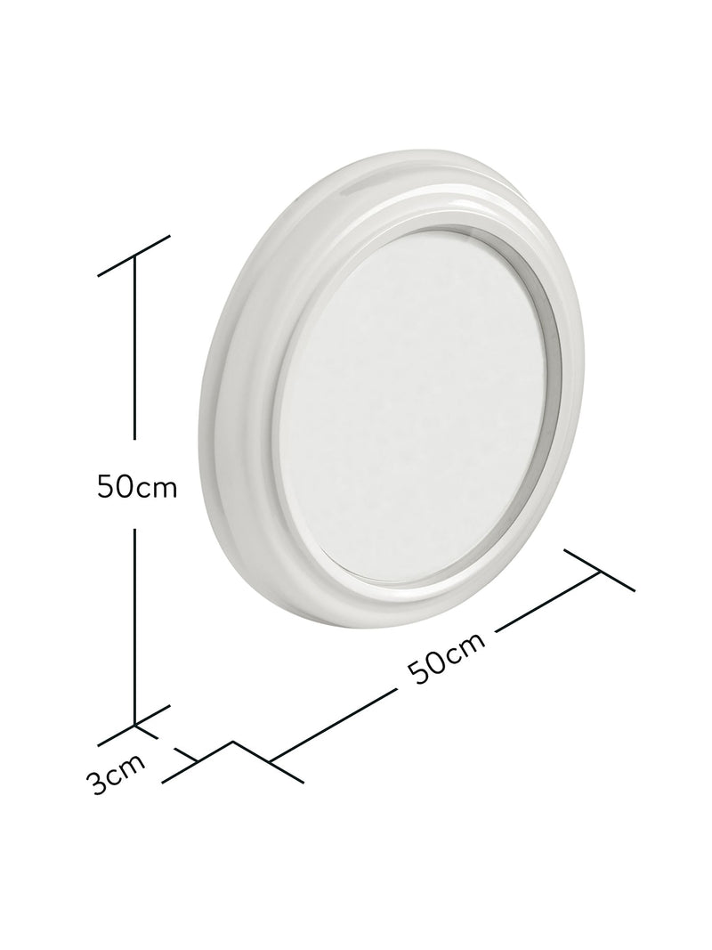Brookpace Lascelles Cream open faced wall clock Large - British product