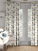 Next Blue Hetty Made To Measure Curtains- Buy online at McGrocer