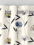 Blue Hetty made to measure curtains in 100% cotton, UK version