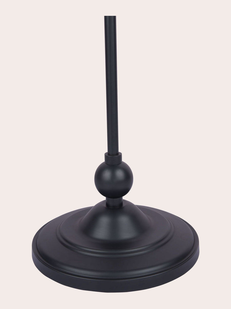 Laura Ashley Ludchurch black floor lamp H159cm, imported from the UK