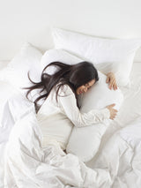 Next Snuggledown V Shape Firm White Support Pillow- Buy online at McGrocer