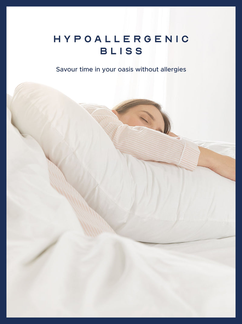 Snuggledown V Shape white support pillow - British product