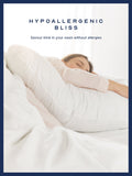 Snuggledown V Shape white support pillow - British product