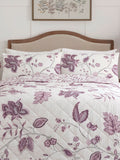 Dreams & Drapes Purple Samira quilted bedspread (British brand)