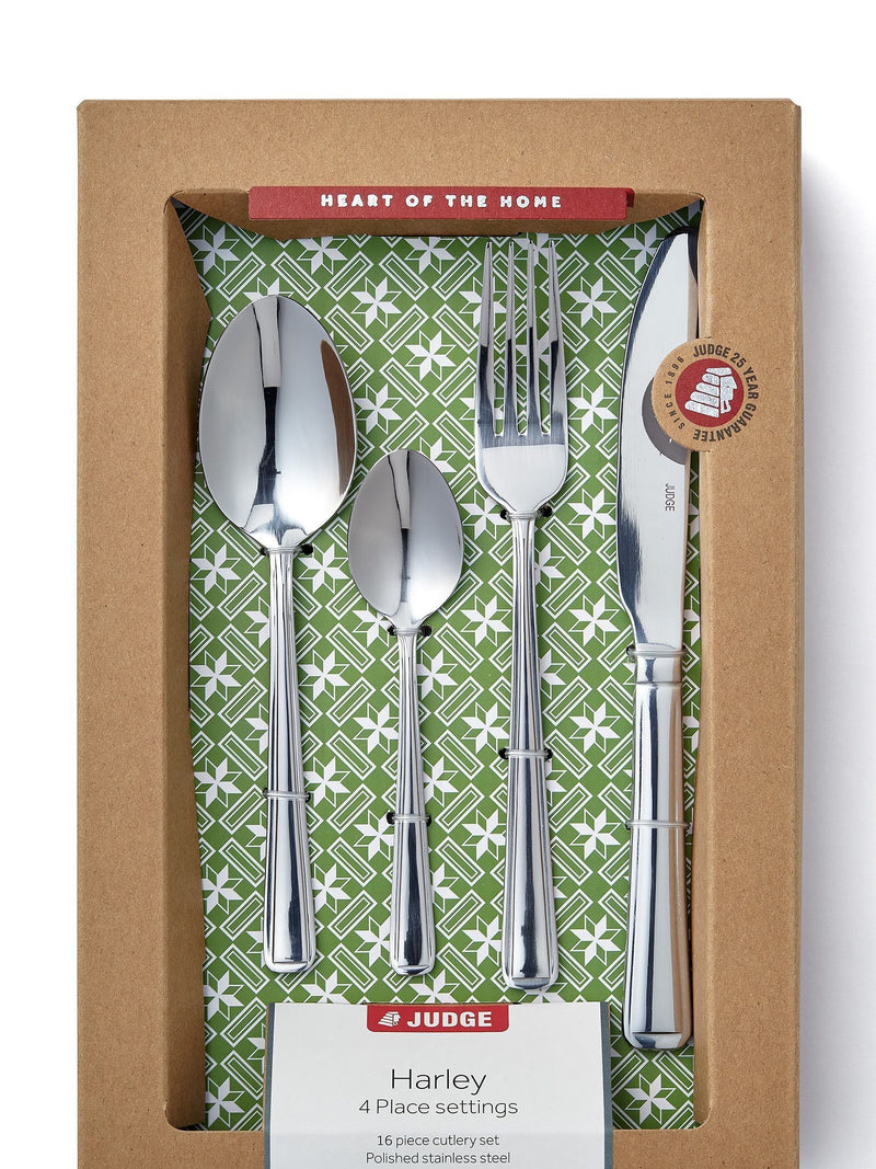 Judge Chrome Harley 16 piece cutlery set, UK version