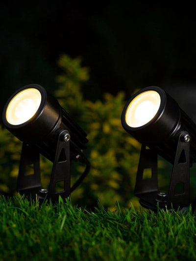 Next SolarCentre Atlas Solar Spotlights Black Set of 2- Buy online at McGrocer