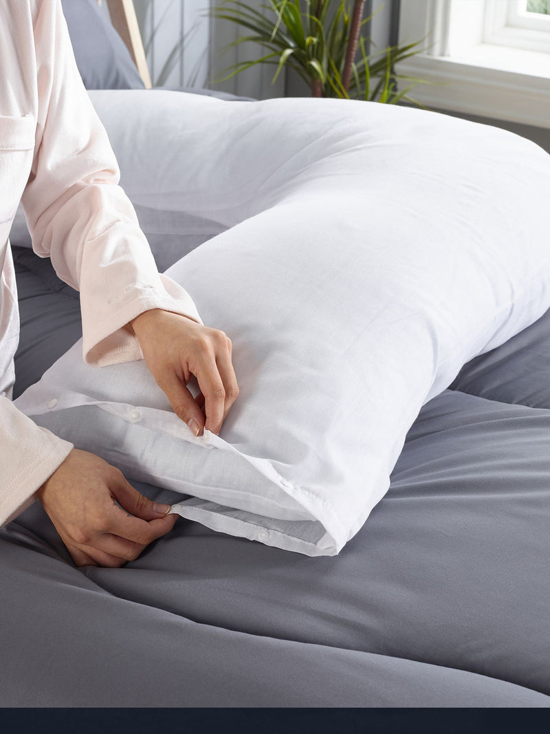 Slumberdown V Shape pregnancy pillow (British brand)