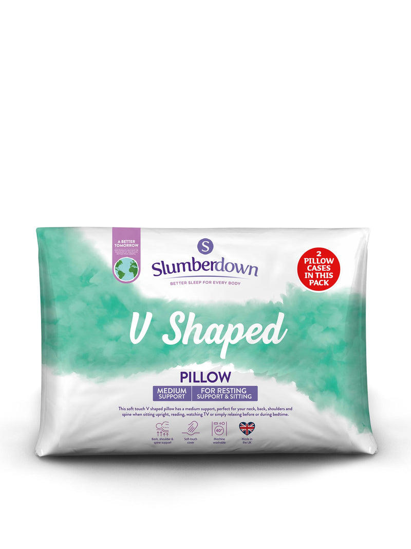 Slumberdown V Shape pregnancy pillow (British brand)