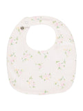 Emile Et Rose pink floral embroidered bib gift set, UK version