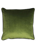 Evans Lichfield midnight garden bee print velvet cushion 43x43cm, UK version