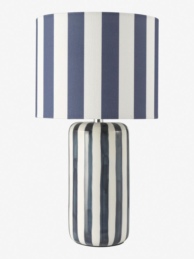 Dar Lighting blue ceramic table lamp H38cm - British product