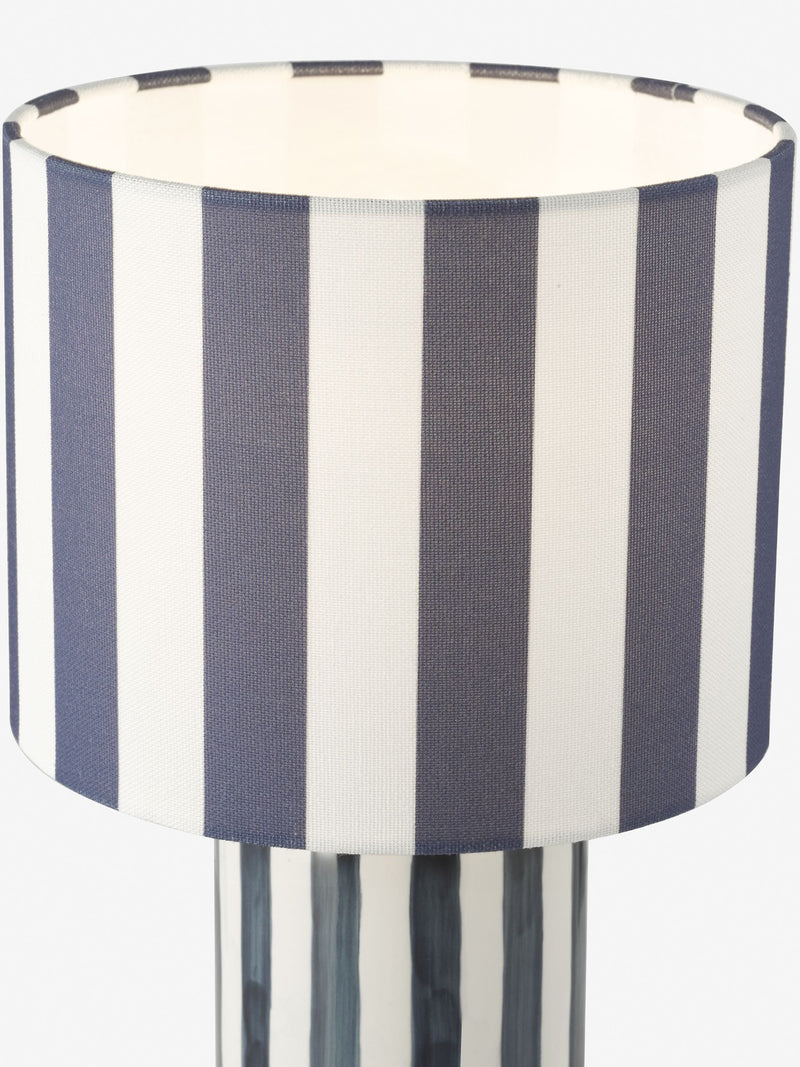 Dar Lighting blue ceramic table lamp H38cm - British product