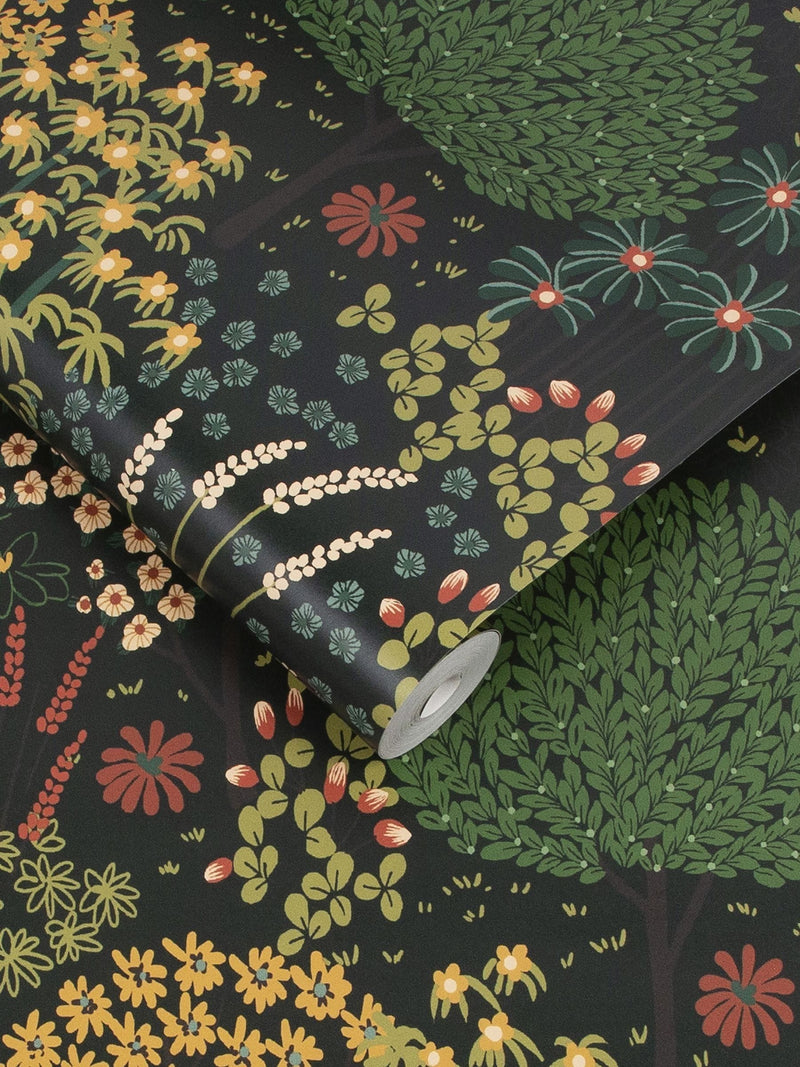 Graham & Brown Green Fable wallpaper 10m (British brand)