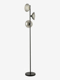 Dar Lighting Kadience floor lamp, satin black, imported from the UK
