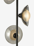 Dar Lighting Kadience floor lamp, satin black, imported from the UK