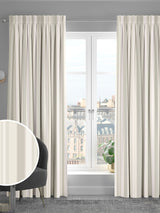 Next Huddson Cream Made to Measure Curtains- Buy online at McGrocer