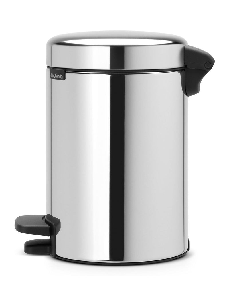 Brabantia Silver NewIcon pedal bin 3L - British product