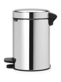 Brabantia Silver NewIcon pedal bin 3L - British product