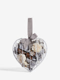 Grey Vintage Hearts English Rose potpourri, UK version
